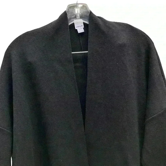 Anthropologie NVLT Black and White PIPPA Open Cardigan Knit Sweater - Picture 3 of 13